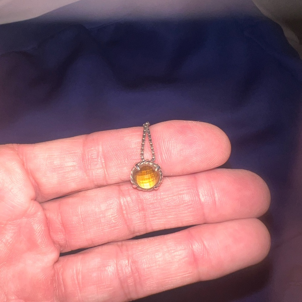David Yurman Chatelaine Necklace, Citrine